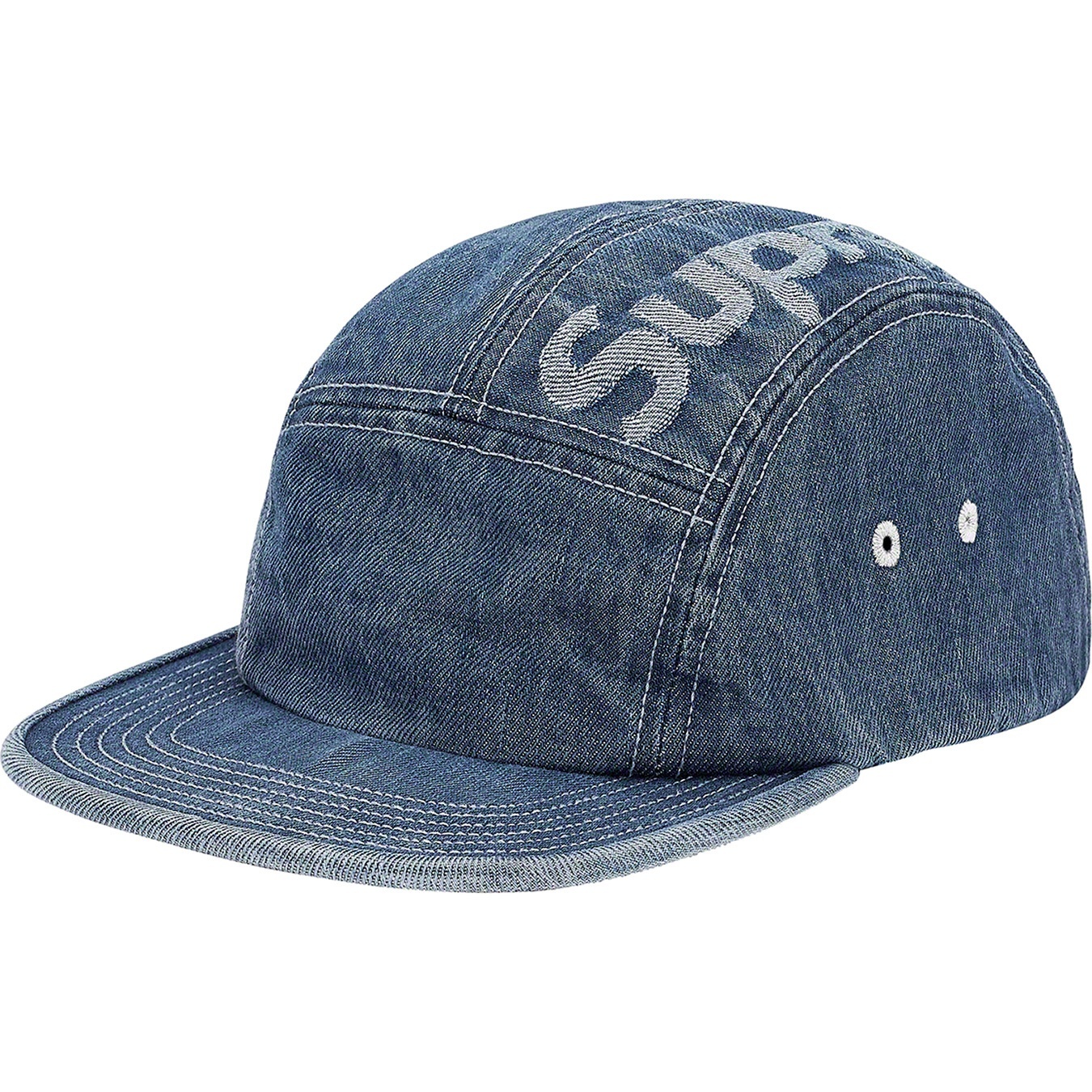 Top Logo Denim Camp Cap view 2